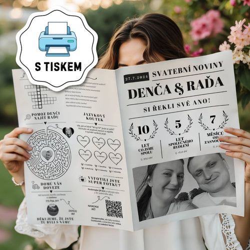 Tištěné svatební na míru každému páru